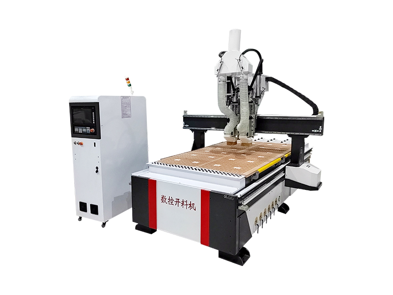 數(shù)控木工雕刻機(jī)雙工序全自動板式家具柜門板材切割開料機(jī)